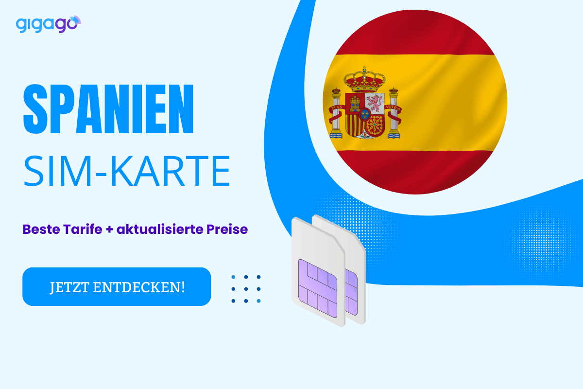Spanien SIM-Karte von GigaGo ersetzen physikalische SIM-Karten