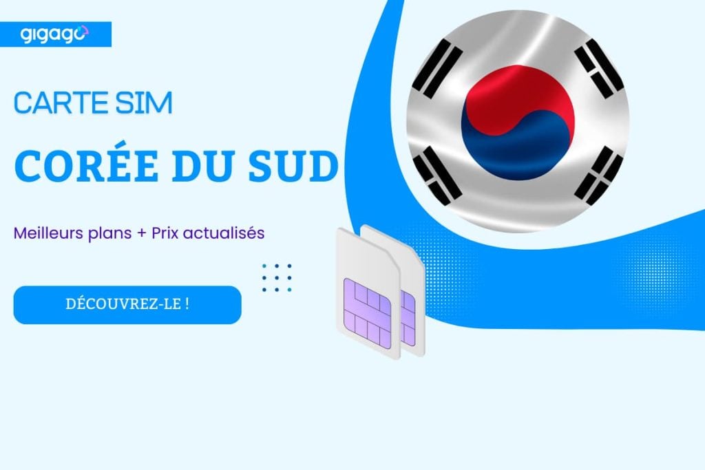 Meilleure Carte SIM Corée du Sud