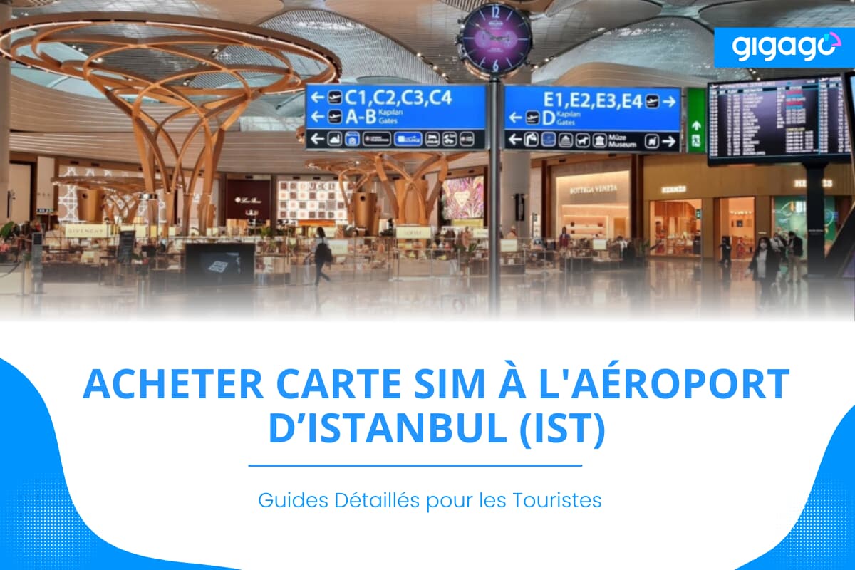 Carte SIM à l'aéroport d'Istanbul