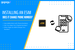 Does installing an esim change my phone number