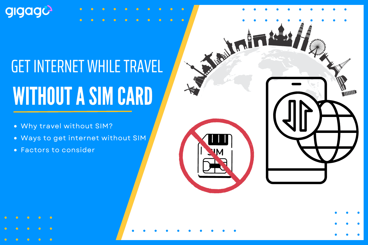 How to get internet while traveling without buying a sim card