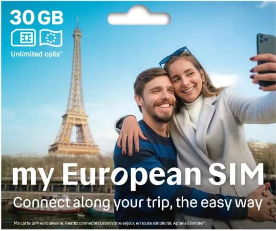 Bouyguest Europe esim for tourists