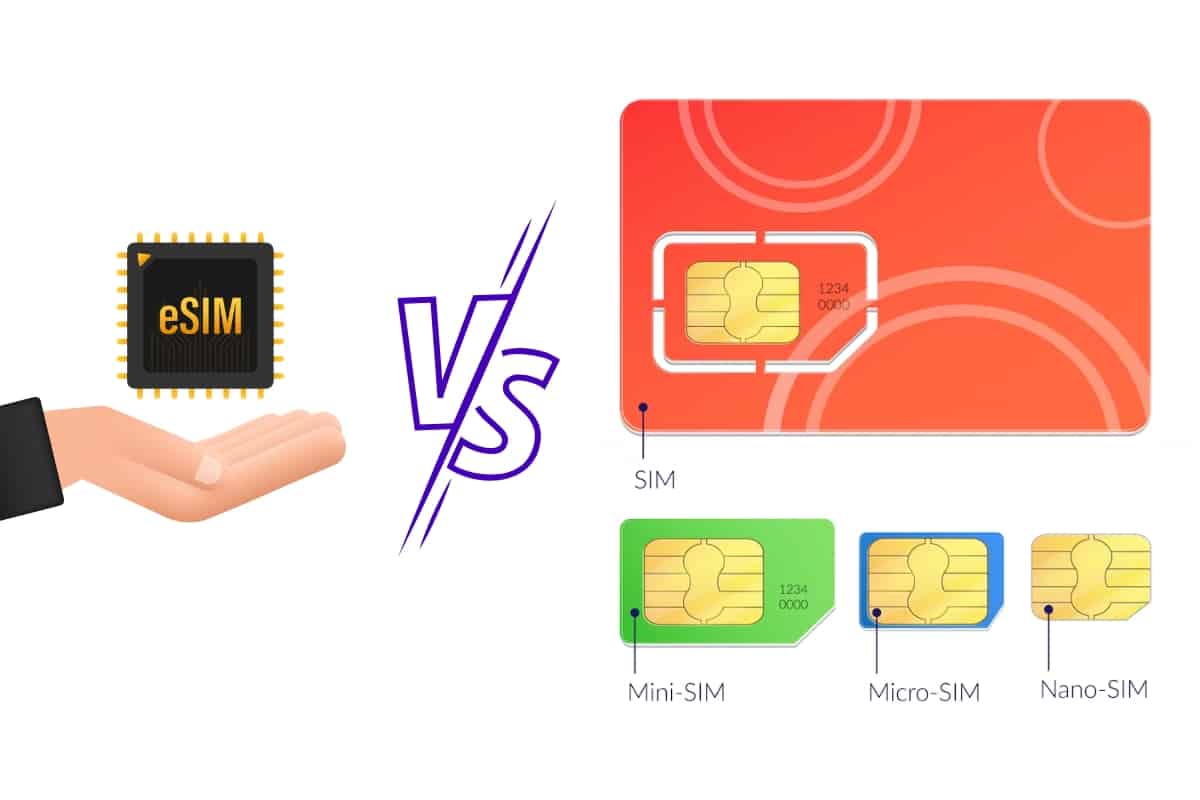 eSIM vs SIM cards