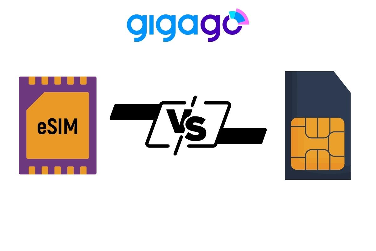 eSIM vs physical SIM card