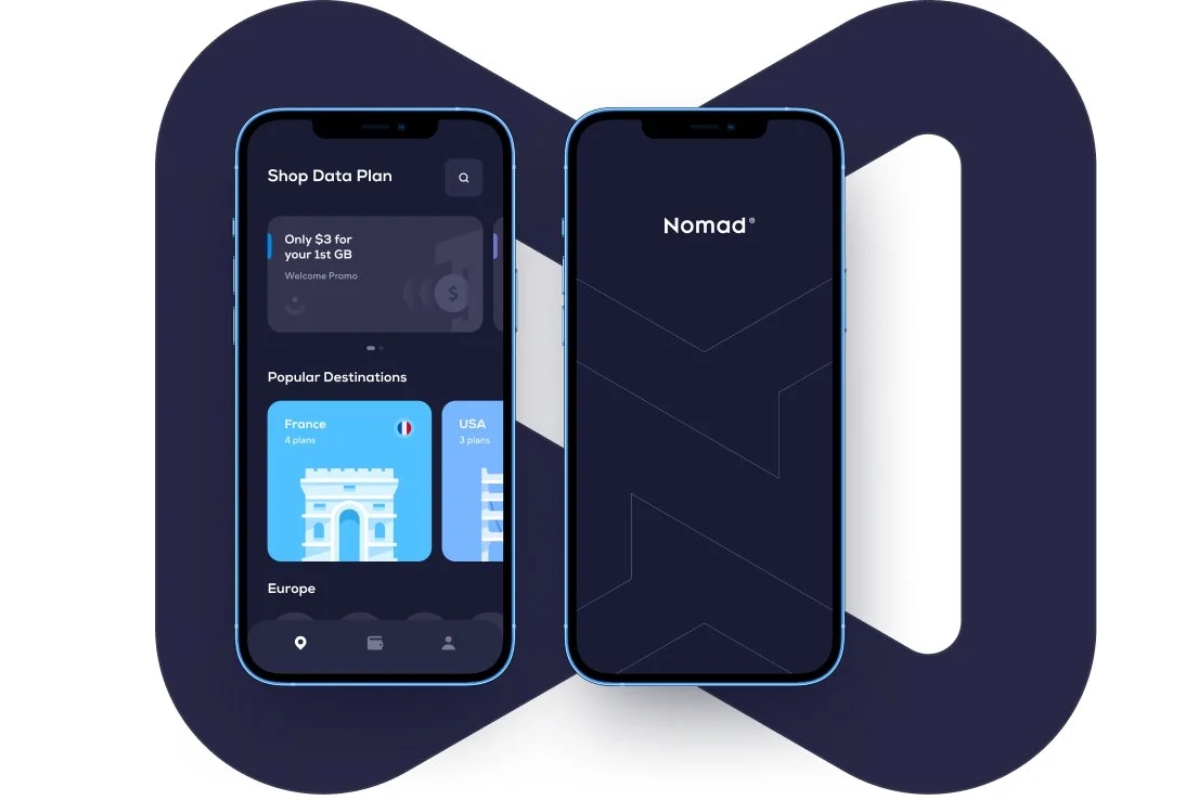 Nomad offers data plans in more than 100 countries