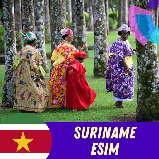 Suriname eSIM - Gigago.com