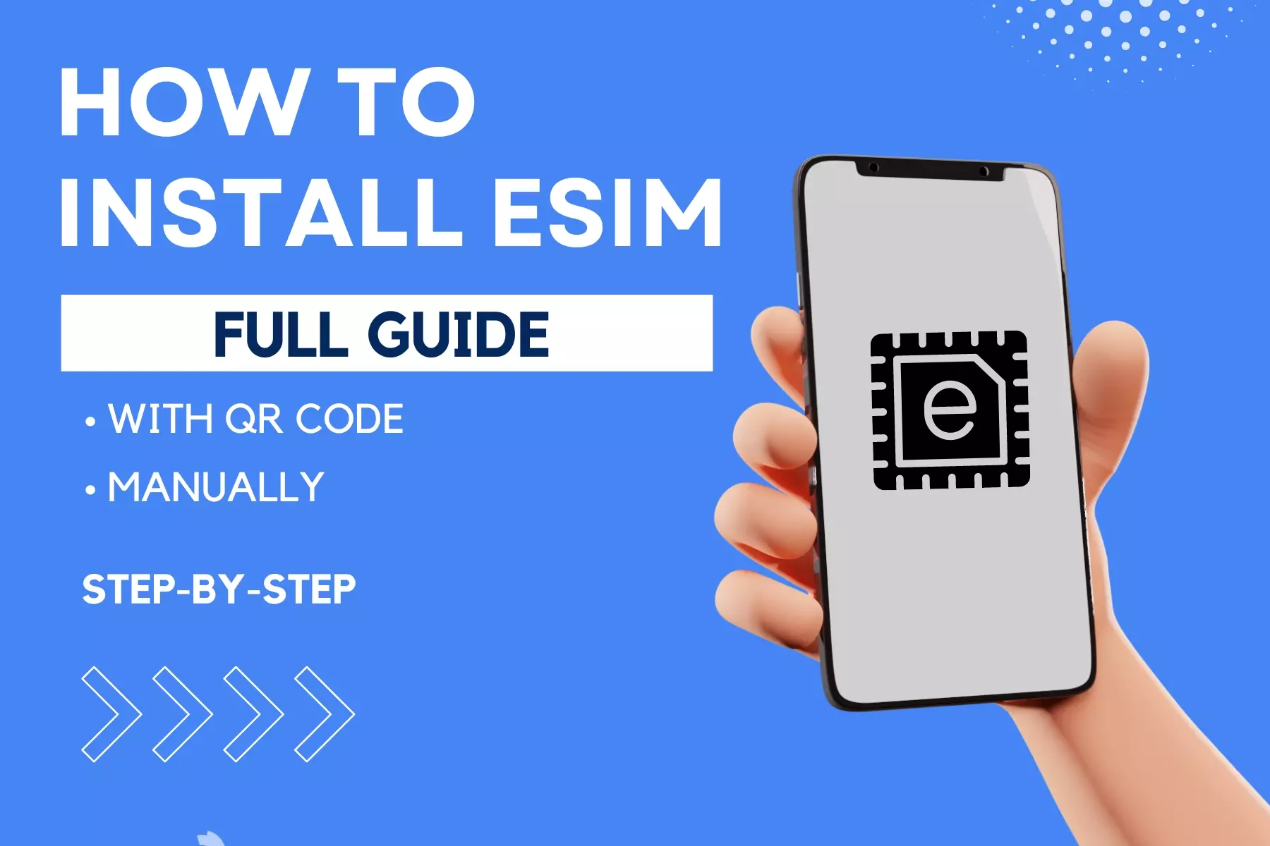 How to install eSIM full guide