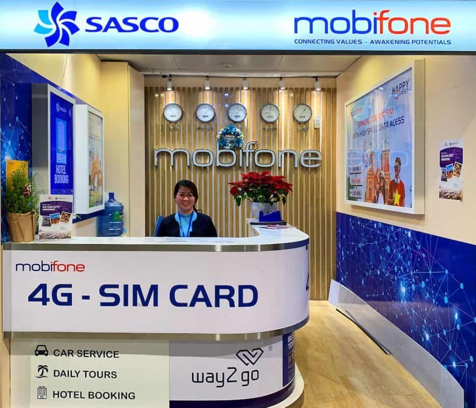 Mobifone SIM card at Airport
