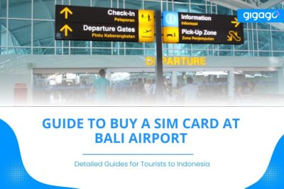 Guide to buy a sim card at Bali airport