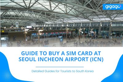 Buy SIM card at Seoul Incheon airport