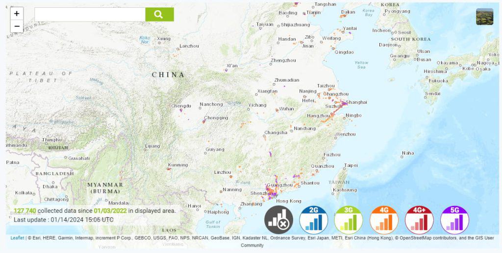 China unicom coverage map - China sim cards