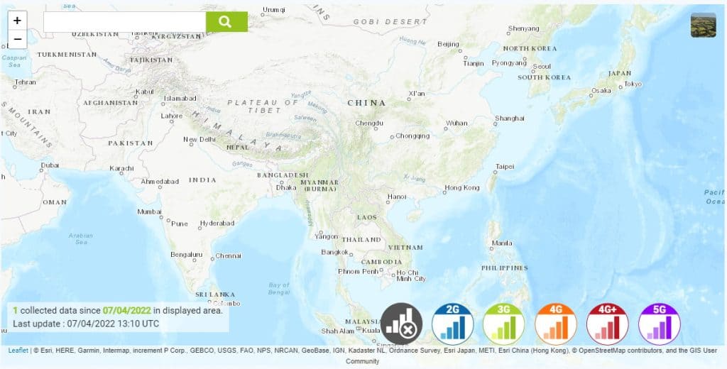 China Telecom coverage map - China sim cards