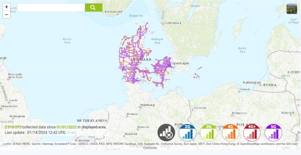 Denmark TDC coverage map - Denmark sim cards for tourists
