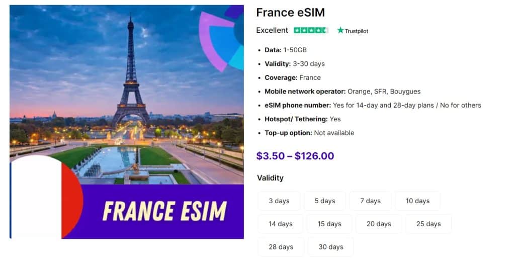 trustworthy France SIM Cards provider