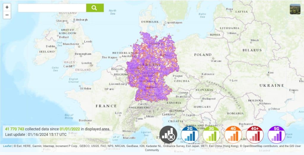 Vodafone Germany mobile coverage map - germany sim cards