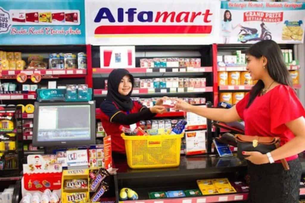 Convenience stores like Alfamart provides prepaid tourist SIM cards