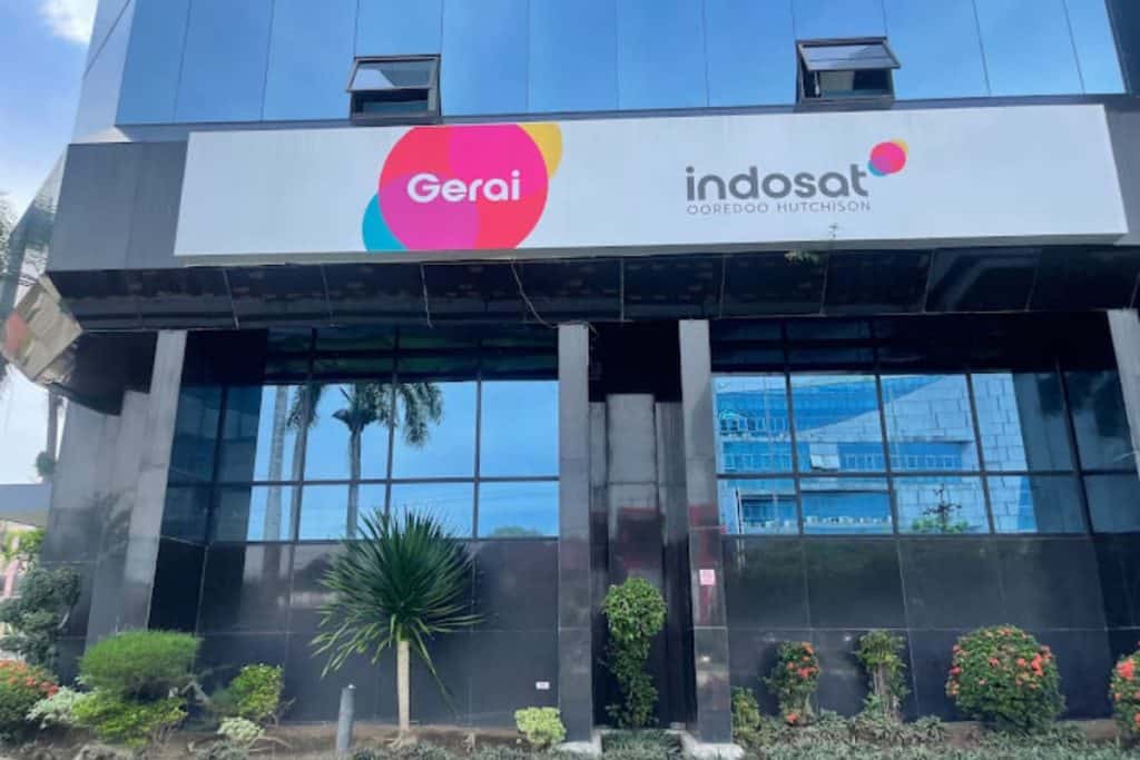 The official store of Indosat in Medan center