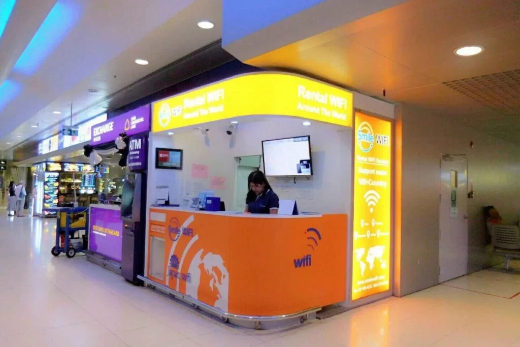Rent a pocket wifi in Bangkok airport