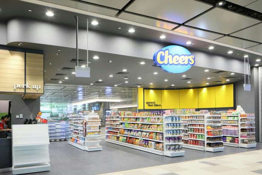 Cheers store at Changi 