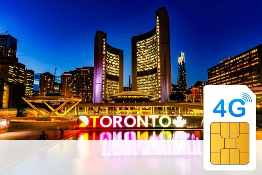 A prepaid tourist SIM card helps you stay connected when visiting Toronto