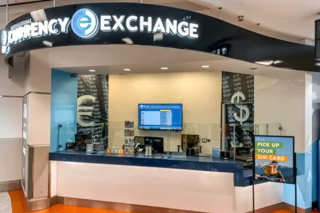 Tourists can buy tourist SIM cards for Toronto at the Currency Exchange kiosk