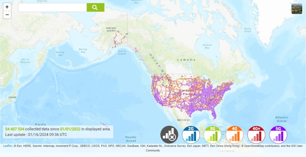 AT&T coverage map - USA sim cards