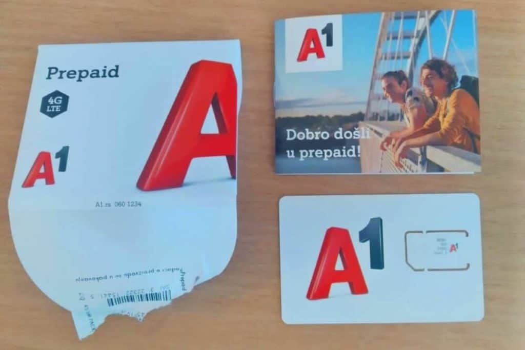 A1 SIM Card - one of the major mobile operator in Austria 