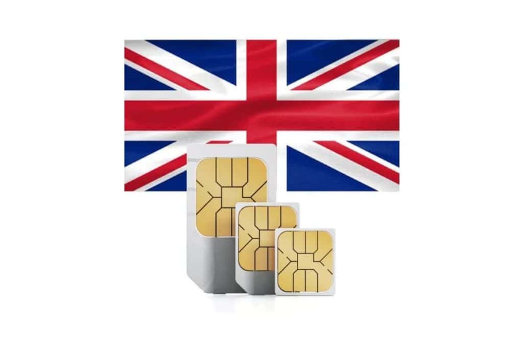 Prepaid SIM card for the UK