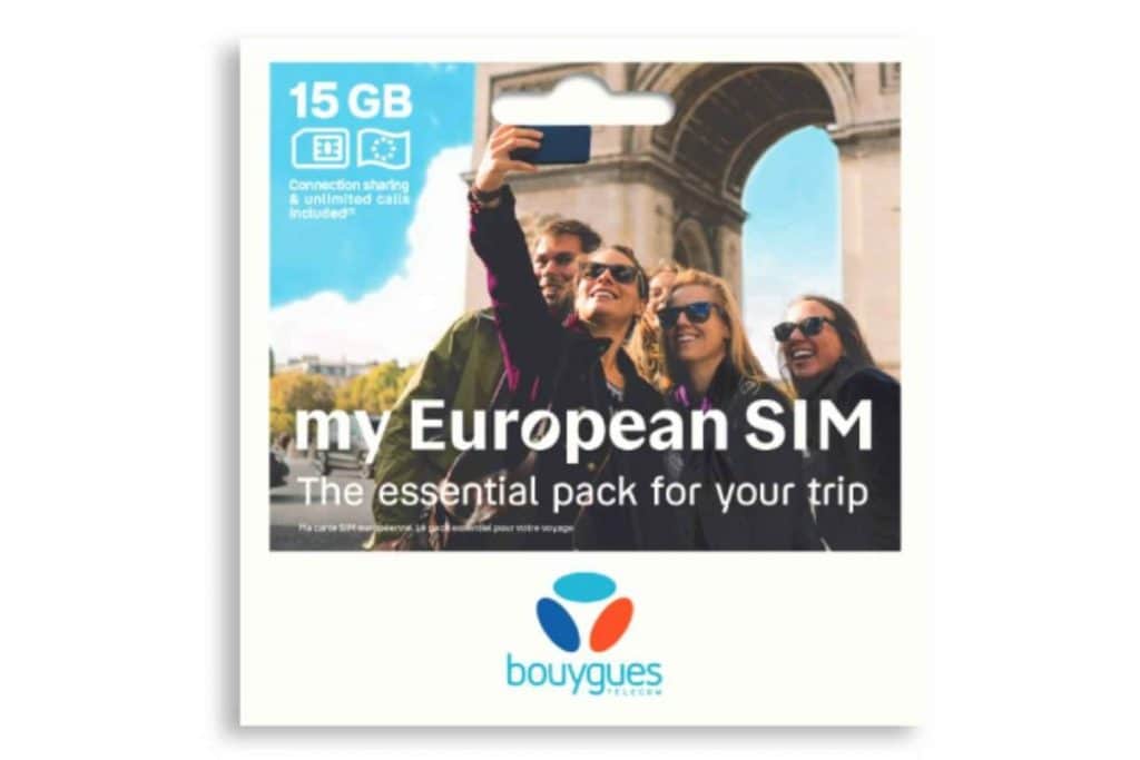 A popular Bouygues's mobile package
