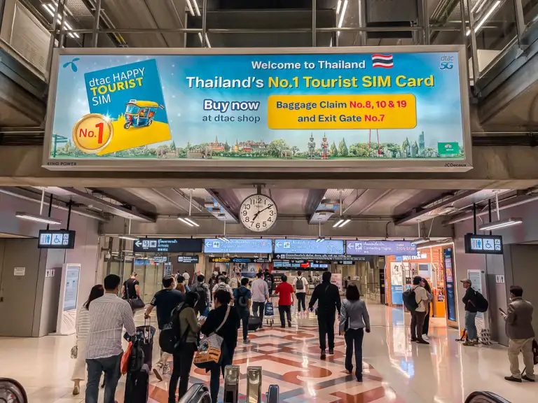 Buy SIM at BKK airport after midnight