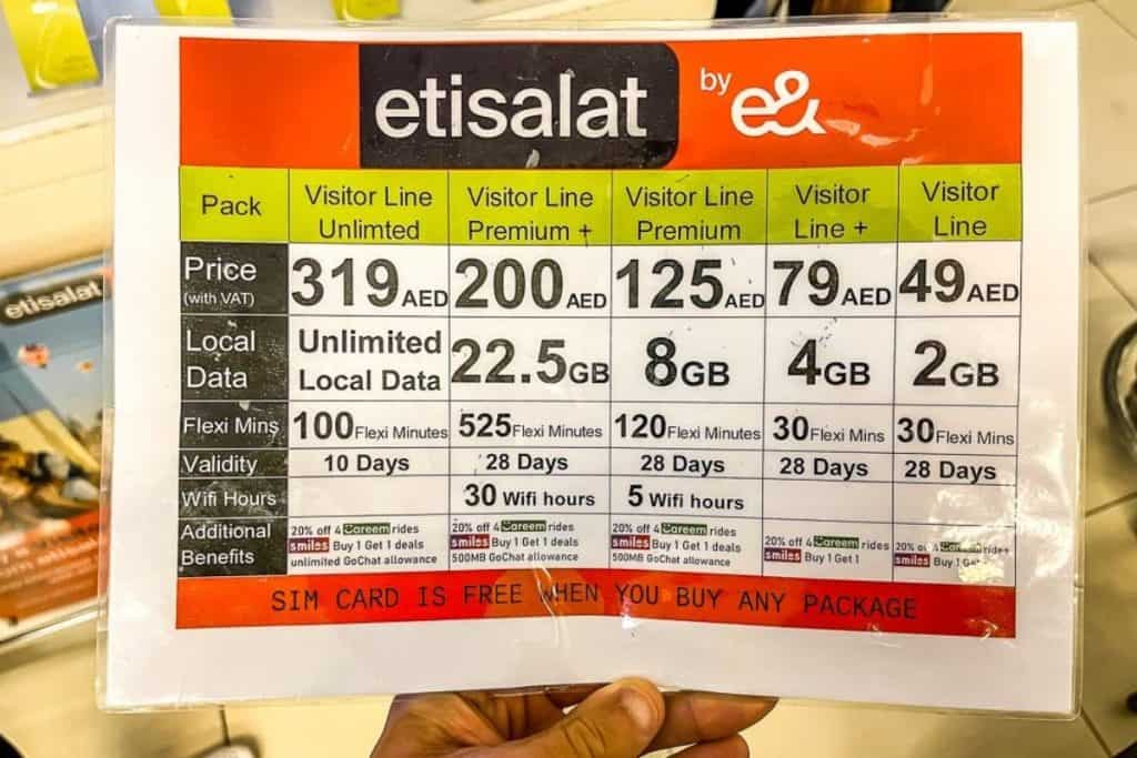 Etisalat's Reference Services at Cairo Airport - Etisalat SIM and eSIM