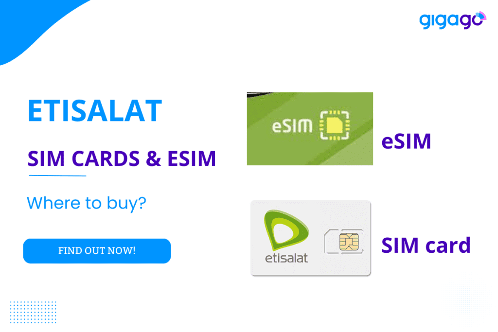 Where to Buy an Etisalat SIM card and eSIM?