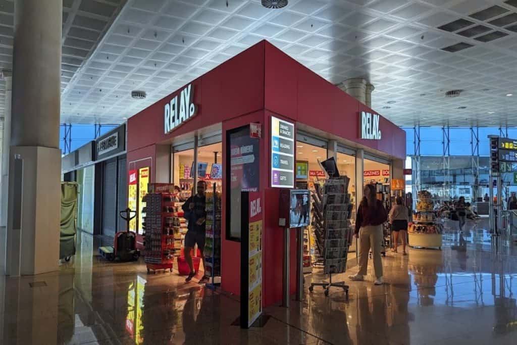 Relay also sells SIM cards within Barcelona airport 