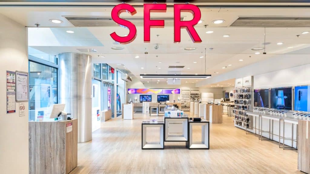 SFR's stores are located in many places in France 