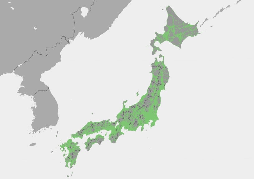 SoftBank coverage map - Opensignal