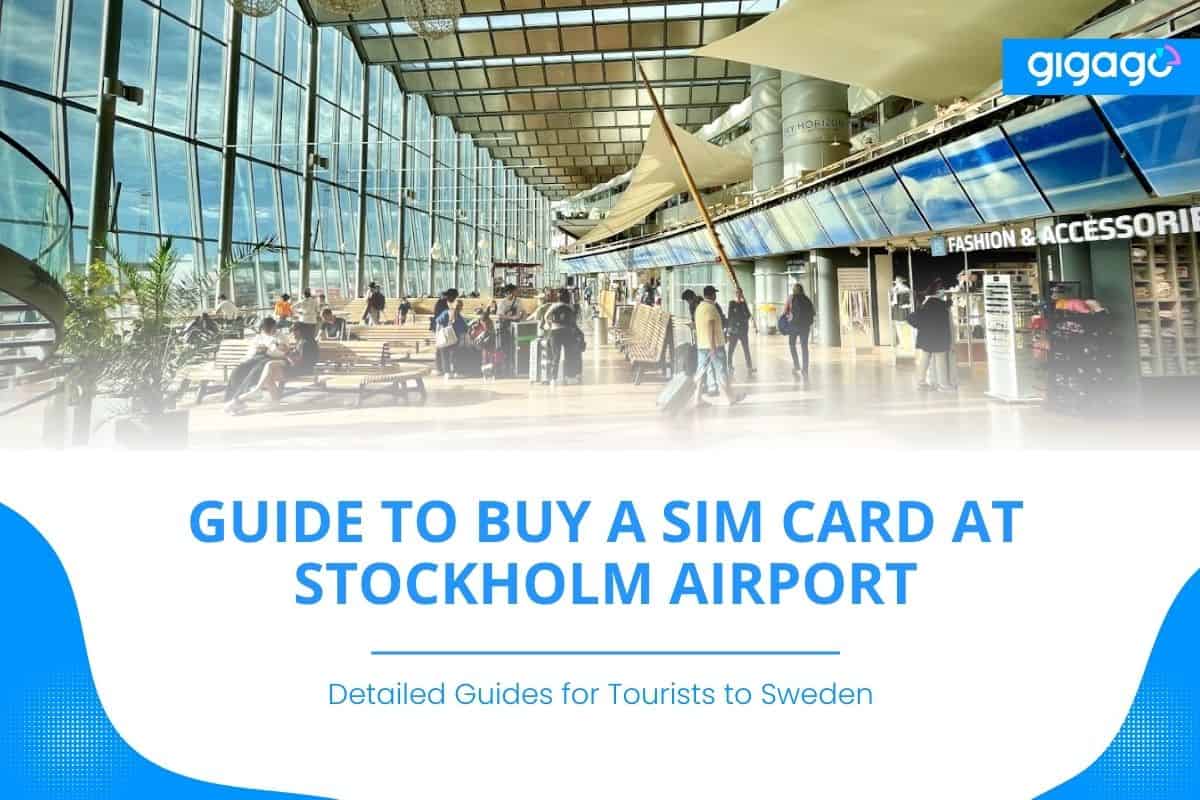 How to buy a SIM card at Stockholm Arlanda airport