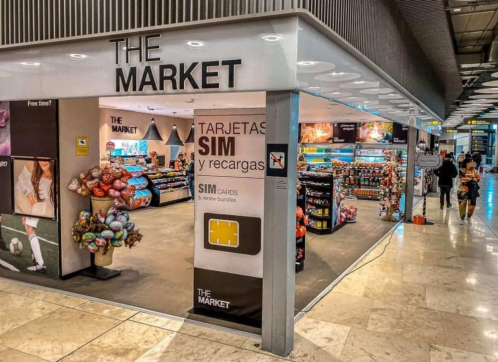The Market convenience store on the ground floor