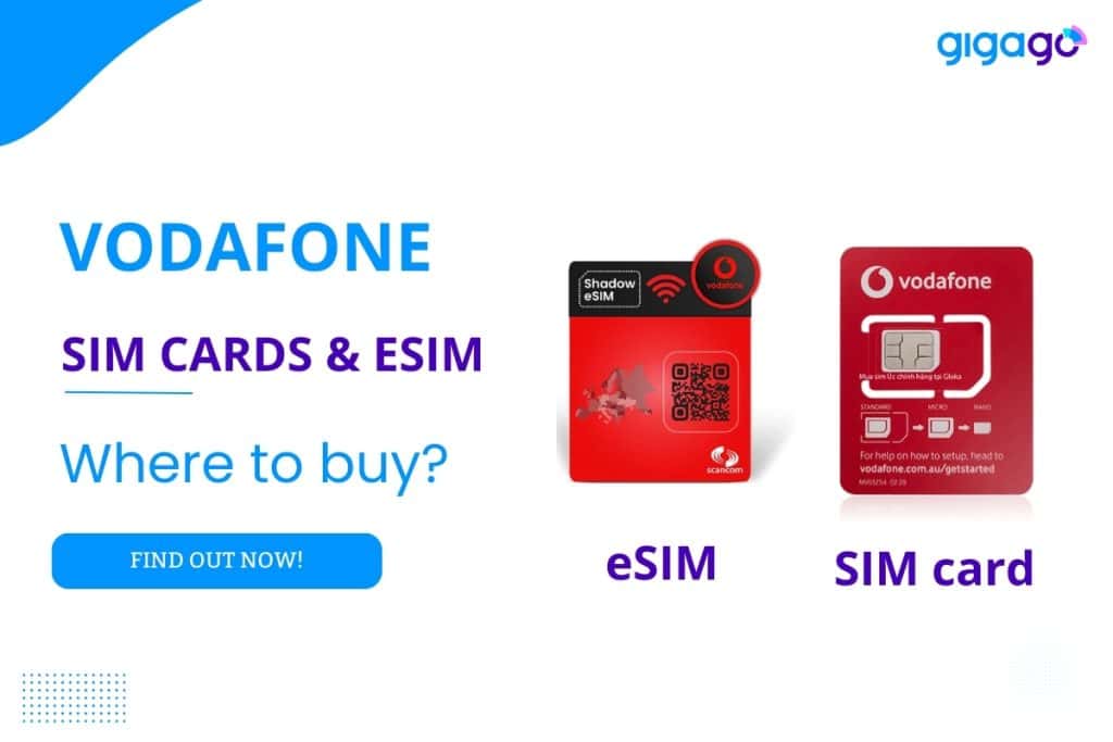 Where to Buy a Vodafone SIM card and eSIM?