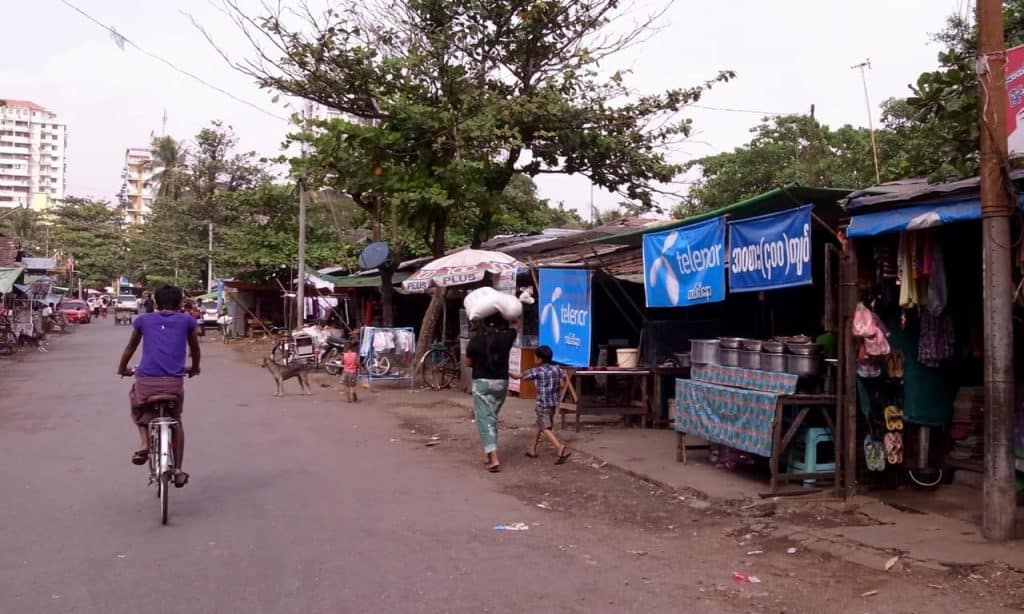 Unique stores selling SIM Card in Myanmar