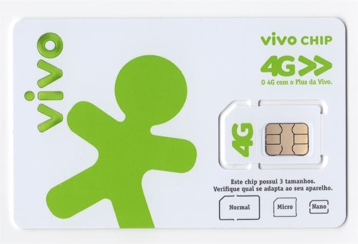 Prepaid physical Vivo SIM card