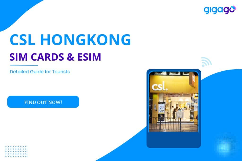 CSL Hong Kong SIM card and eSIM