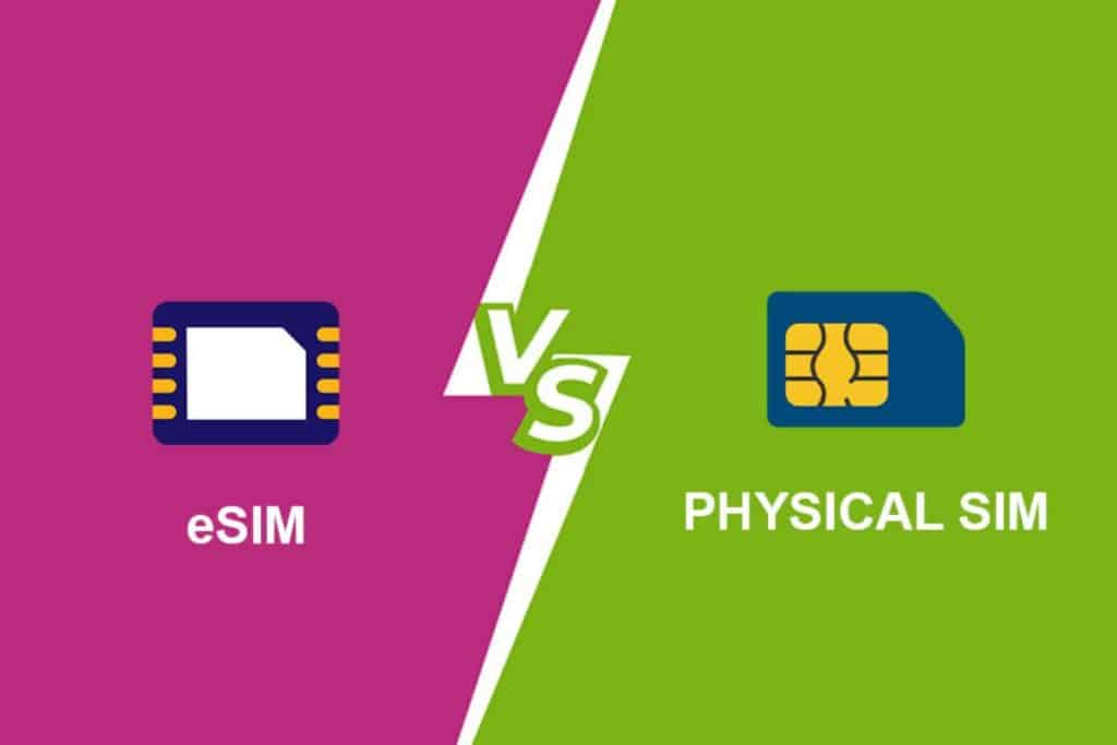 Physical SIM card and eSIM for New Zealand