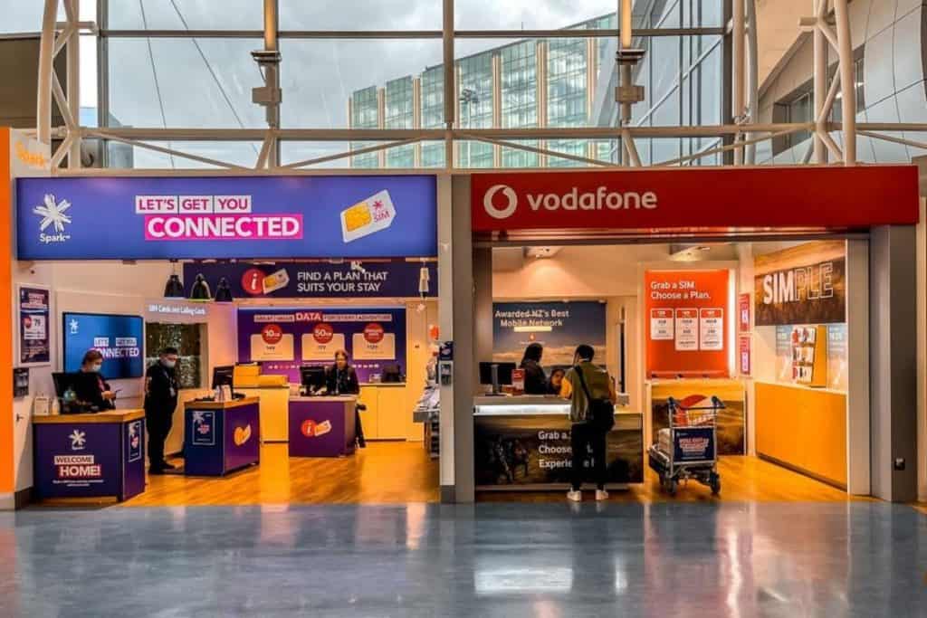 Buy physical SIM cards at New Zealand airports