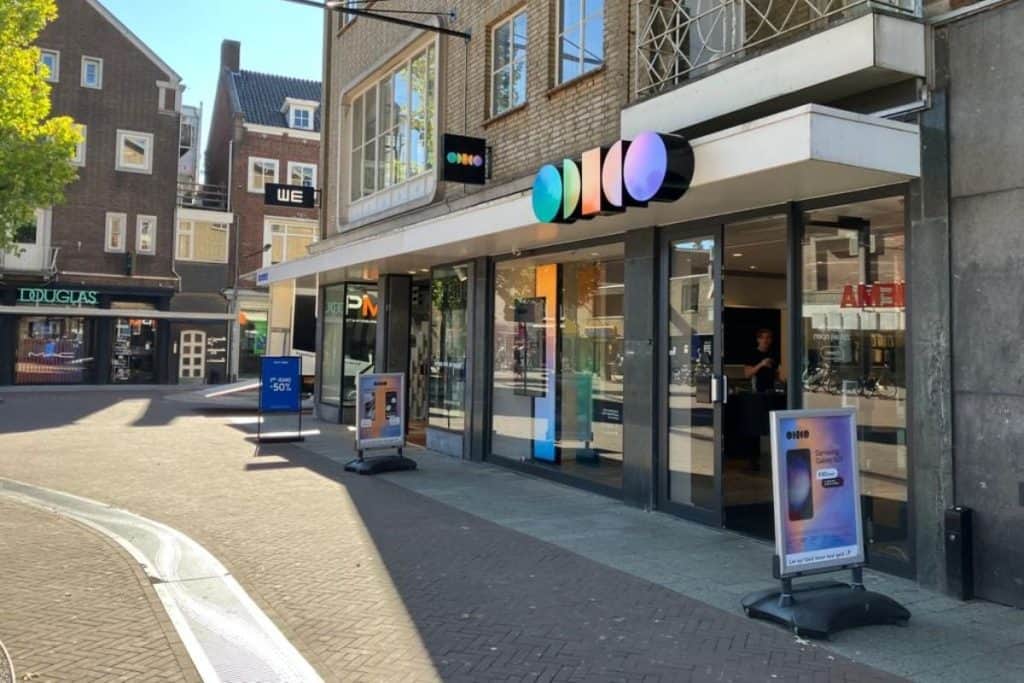 You can buy SIM card at Odido store throughout the Netherlands.