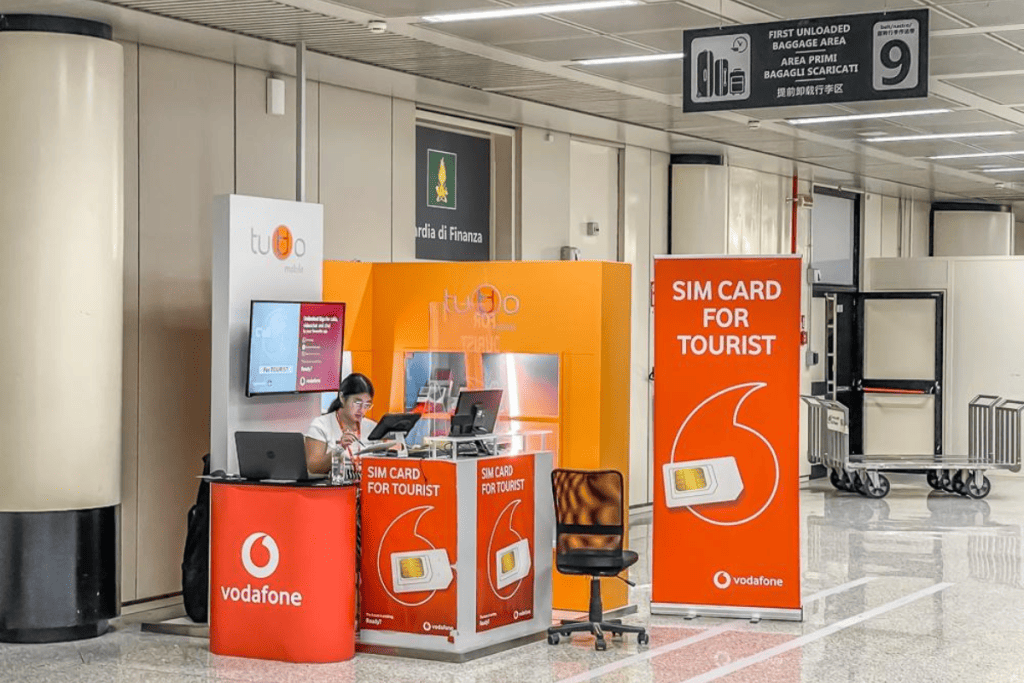 Renting pocket wifi on kiosks at the airport in Egypt.