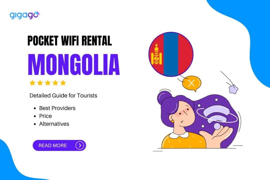 Pocket wifi rental in Mongolia