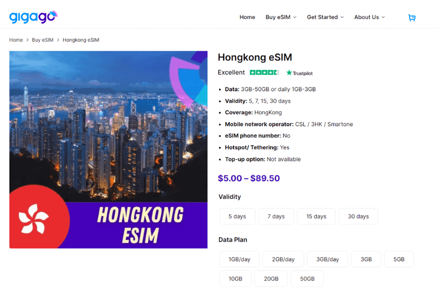 Hong Kong eSIM - Alternative to Data Roaming in Hong Kong to Get Internet