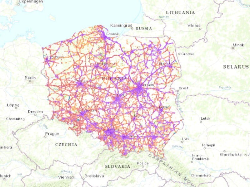 T-Mobile offers the most comprehensive mobile coverage in Poland