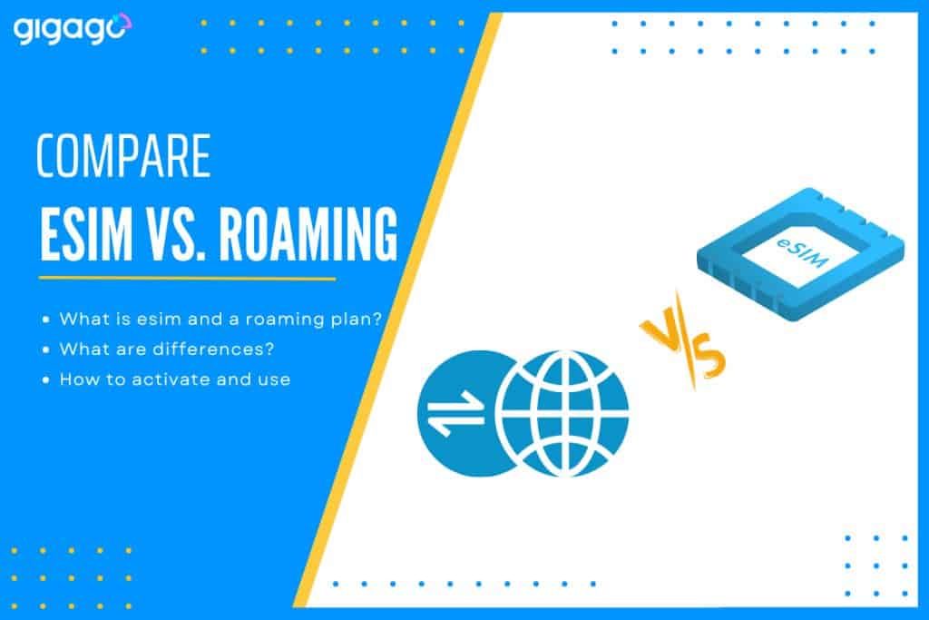 eSIM vs roaming plan