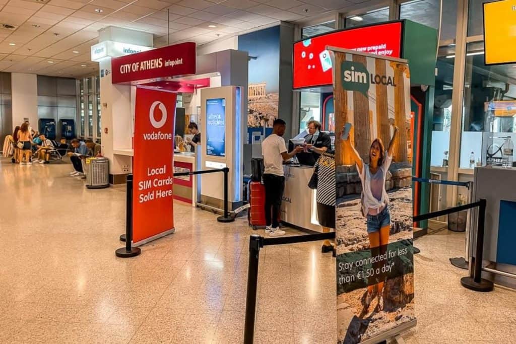 Get physical Greece SIM cards at Greece Airports